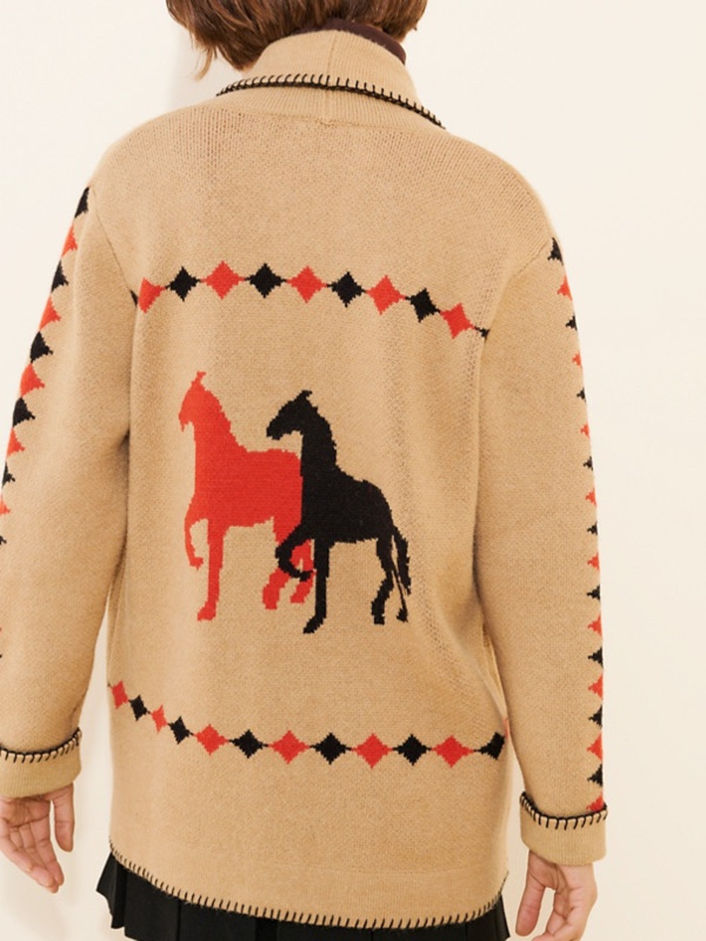 Callahan Misty Horse Cardigan sweater Small